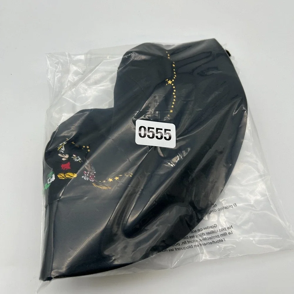 Disney Hong Kong Disneyland Bucket Hat Adult Black Mickey Minnie Mouse One Size
